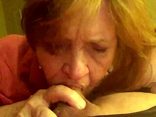 Cocksucking Granny Carmen Swallows Mature Fat Cock In Close-Up Action