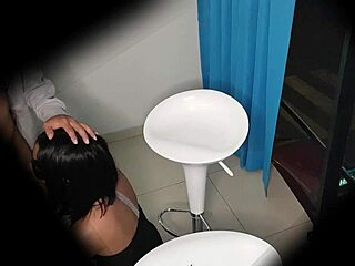 hidden cam catches sexy mexican secretary miranda skirt up pussy fucked missionary
