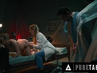 wanna see 3-titted demon ashley lane breastfeeding nurse anna claire clouds in taboo hospital ffm creampie? 