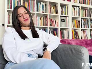 Young Venezuelan Alice Biancci gulps Torbe's load in hot interview