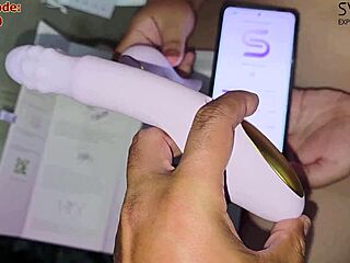i ride duoglow vibrator while he fists and destroys my fat curvy asshole