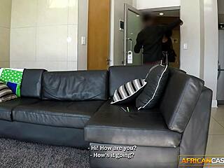 ebony milf returns for rough hotel doggystyle audition fuck
