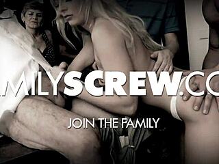 caring family revives grandpa's fat cock with granny blowjobs fingering and hardcore group