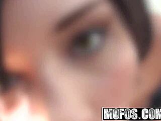 cooling off with mandy sky's hot latina sex tape lover action