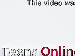 wanna see this oiled teen slut's first anal and foot tease?