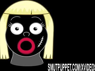 Smut Puppet Blonde Fuck Doll Rides BBC Anal in Hardcore Gaping Compilation