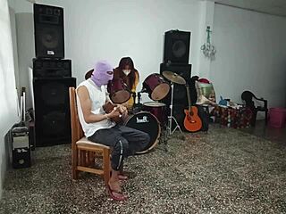 sexi latina curvy music teacher gets horny homemade student domination in usa dorm