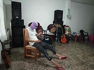 sexi latina curvy music teacher gets horny homemade student domination in usa dorm