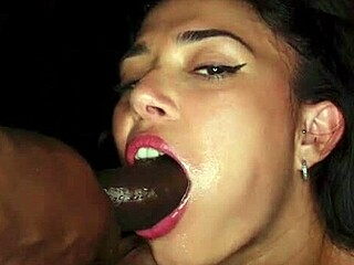 Spanish amateur nuria millan surrenders to massive bbc gangbang with triple penetration thrills
