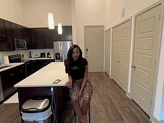 damn this doordash ebony girl with big natural tits and wet pussy let me fuck her hard