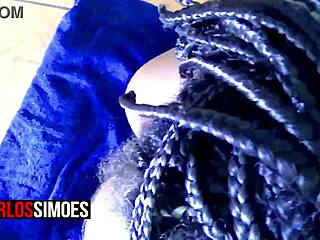 mulata's big tits and ass tempt dotado in dorm play