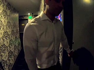 leading this huge tits hotwife slut to hotel 😈 she takes monster cock doggystyle then cowgirl for loaded facial 💦
