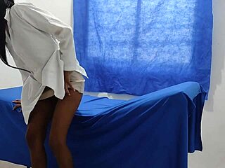 Nurse touches vagina in office - patient persuades wild sex now