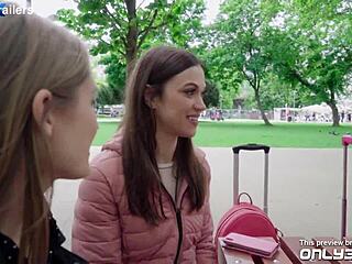 Alyssa Reece and Tiffany Tatum tease Mike Angelo into their steamy threesome delight