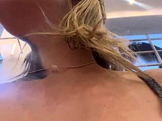 she fucks publicly up close then walks luxury mall with vibrator in pussy. couldn't hold it went bathroom squirted everywhere