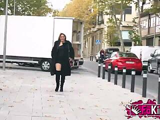 secretary mommy anastasia rubio's huge natural tits beg for your slutty european toy blowjob screams
