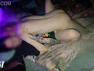 redhead couple moans through juicy missionary on hotel bed