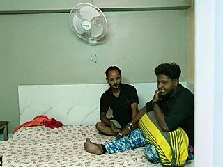wife catches me banging her bhabhi on our bed during naughty ranch threesome
