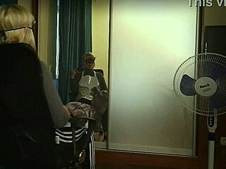 mrs lazinski hits czech salon for sexy milf roleplay small waist blonde couple fun 😏✂️