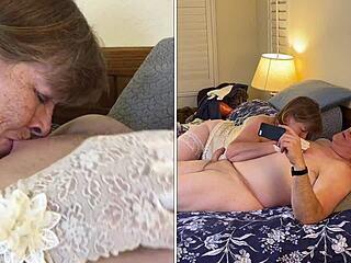 granny carmen angel croatian gilf worships cock in close-up pov