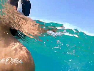 Pornstar sheila ortega sucks fucks underwater snorkeling public pool beach action