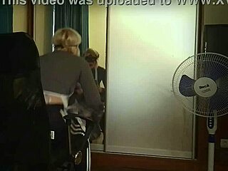 mrs lazinski hits czech salon for sexy milf roleplay small waist blonde couple fun 😏✂️