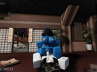 Demon girl craves more monster cock riding in round 2 with her follower
