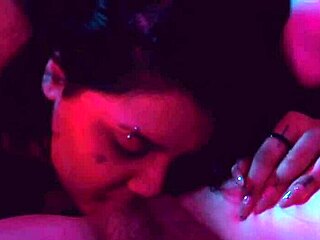 Foot fetish threesome with Acidalia Mad Maxxx and Rotten Venus gagging deep