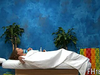 everyday massage turns into steamy hidden cam action clip