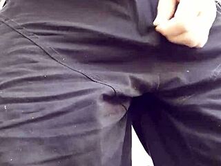 rustyas1's homemade neighbor piss with small cock