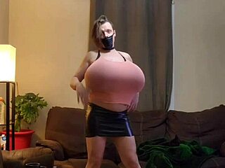 Shanneltrav's Huge Tits Crossdressing Trans Boobs Bounce Wild.