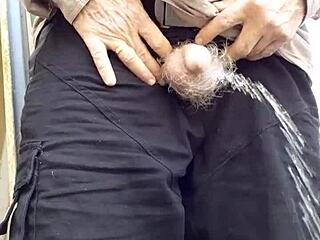 rustyas1's homemade neighbor piss with small cock
