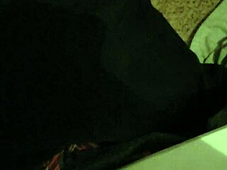 Fingering wet pussy through striped cotton panties tease