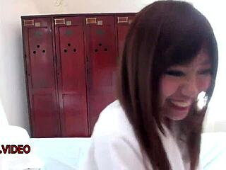 Japanese JAV Star Chisa Hoshino Shaved Pussy Frenzy Fuck Blowjob Lover Fingering