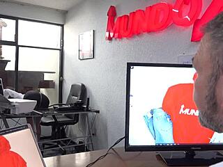 Blonde Squirts on Boss Cock for Cum-Filled Anal