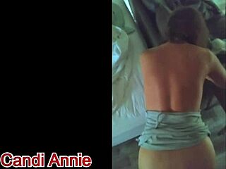 Sexy Sleepy Milf Candi Annie Bent Over Morning Doggy Cum Covered Ass