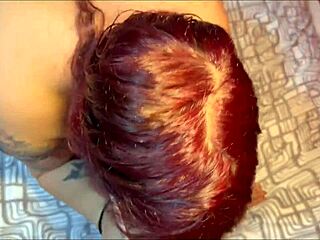 gorgeous redhead's huge natural tits lure best friend's boyfriend into kitchen conquest fuck