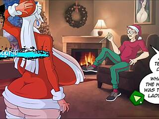 xmas payrise sees baka's naughty holiday tits and fun