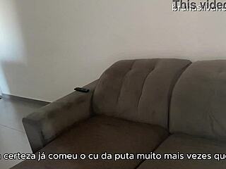 Bruna Silva's Ass Pounded While Hubby Works! Hotwife Cuckold Shock