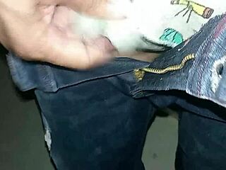 drunk colombian solo girl soaks her jeans squirting wildly into a massive orgasm
