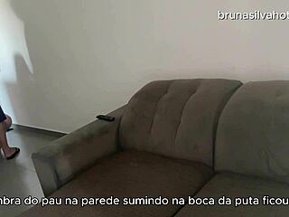 Bruna Silva's Ass Pounded While Hubby Works! Hotwife Cuckold Shock