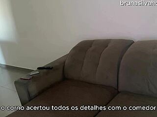 Bruna Silva's Ass Pounded While Hubby Works! Hotwife Cuckold Shock