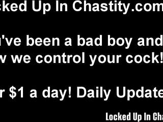 Oh god chastity feels so damn tough right at first!