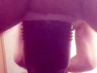 Hey check out me pounding my fleshlight like daddy's favorite toy