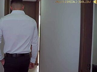 Rosxana Gutierrez's huge tits seduce tenant into wild sex