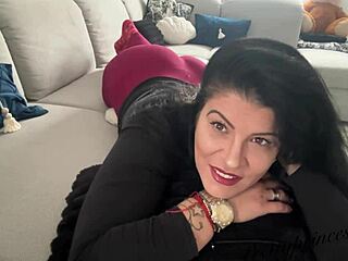 Latina Milf Brunette Strains For Gassy Facial Fetish Expressions