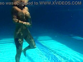 Canadian Milf Heidi Dives into Pool Teasing with Juicy Curves and Horny Vibes