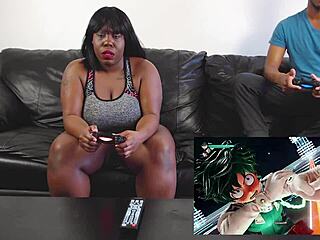 damn this bbw gamer's fat tits and ass bounce wild on my cock