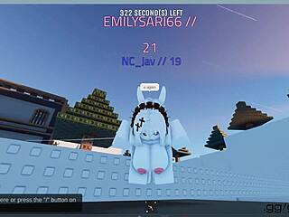 That Same Bunny Fucks Me Hard in Roblox Condo!