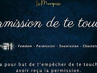 permission to touch? 😏 french joi edges you with groping instructions
